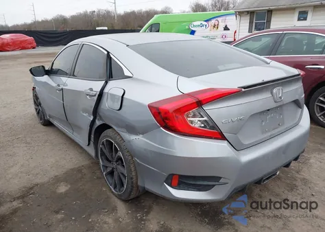 2020 Honda Civic Sport from USA, damaged, VIN 2HGFC2F80LH513518